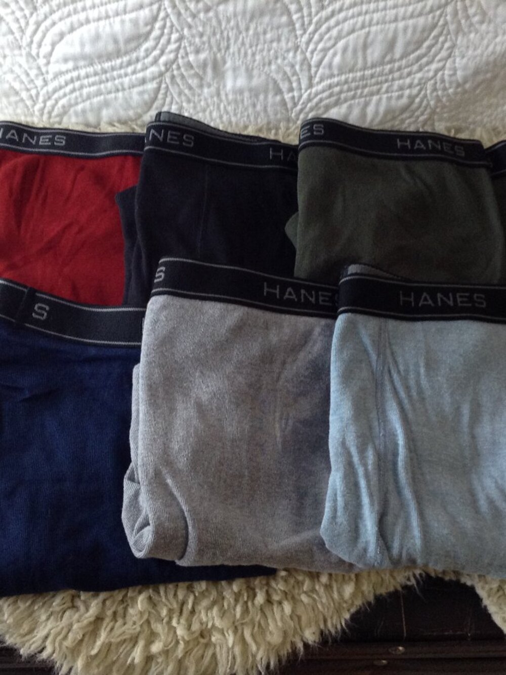 NWOT Comfort Flex L Hanes Boxer Briefs Cotton/Poly Dudecore Tighty Whities MEN - Picture 5 of 5